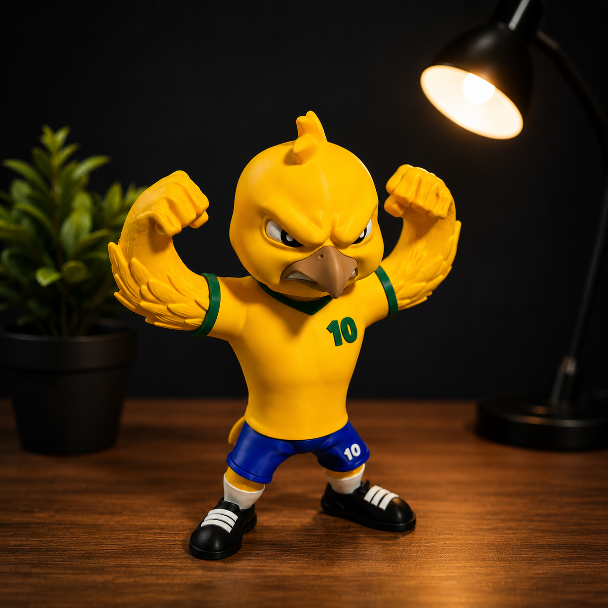 Brazilian Canary Mascot – Limited Edition Collectible